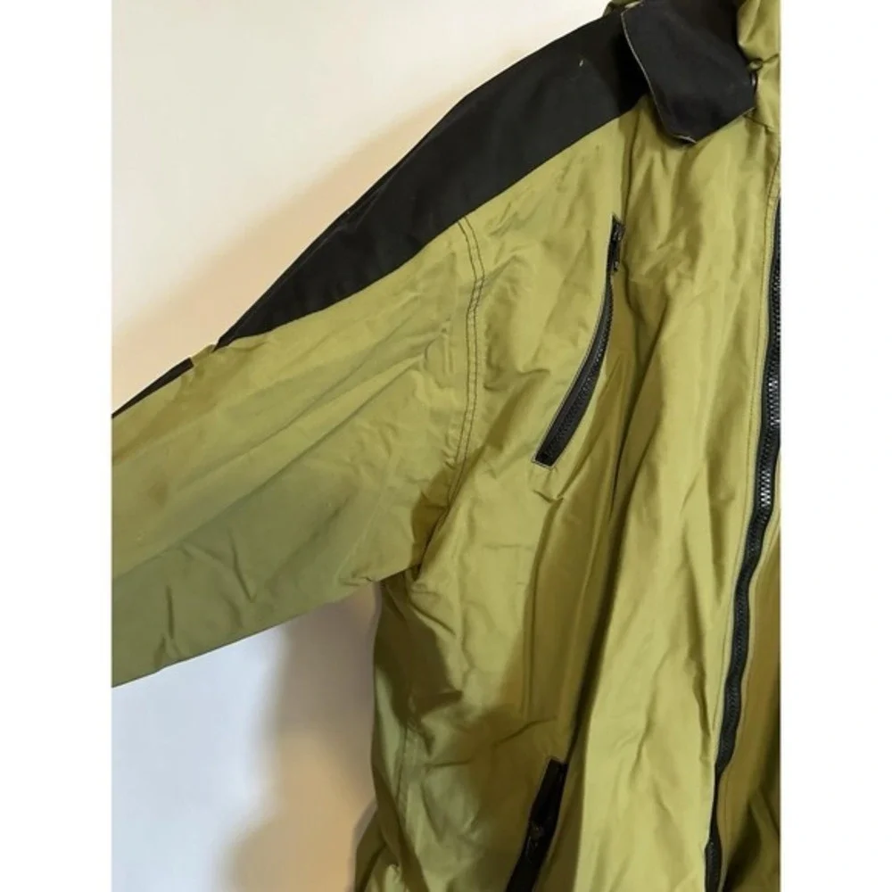 Vintage Y2K 90s Dr. Ned Limbo‎ Snowboarding Ski Jacket Coat XL Green Hooded KC